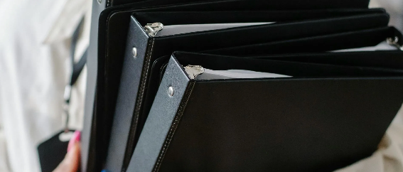 Notary document binders